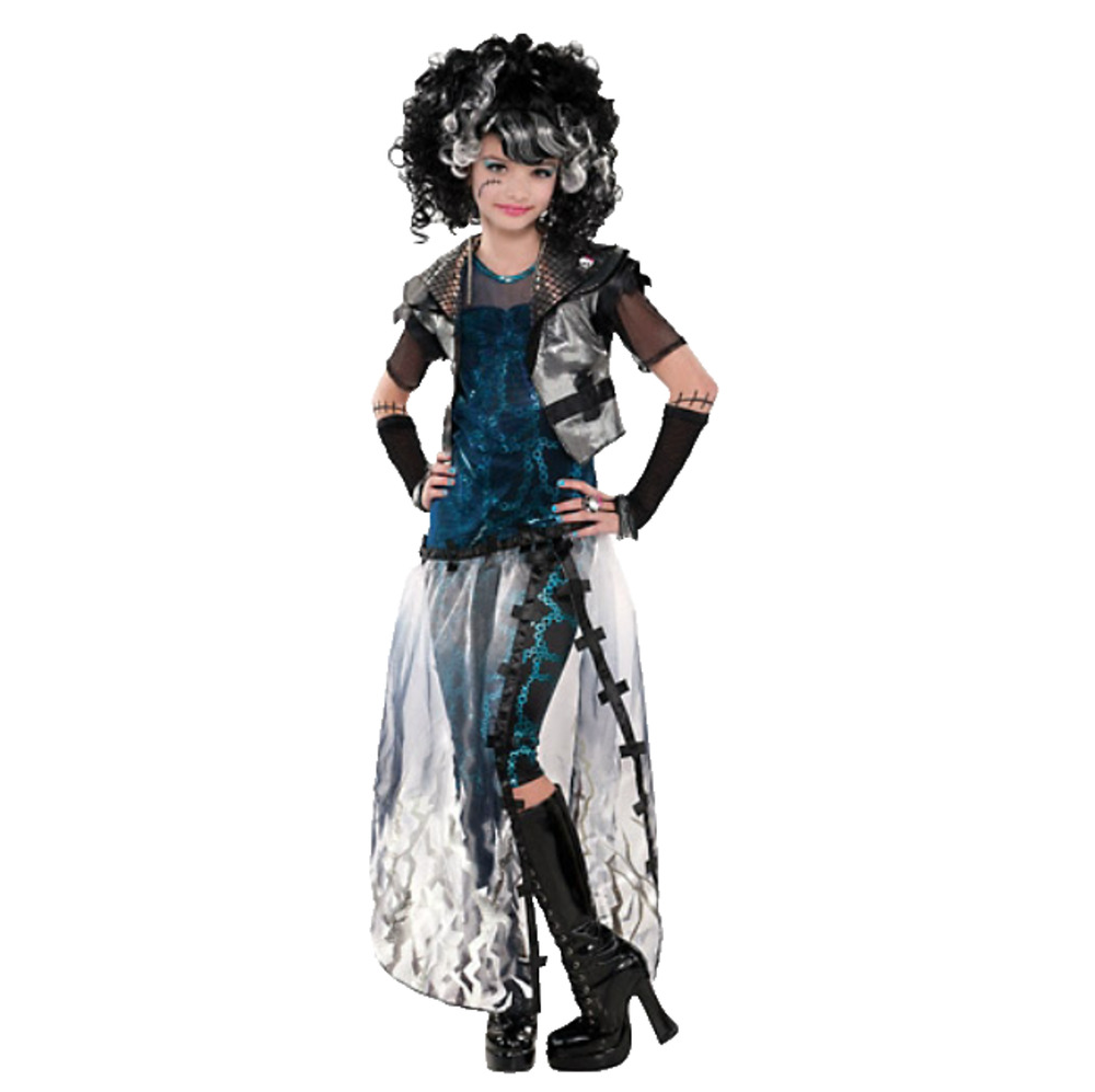 Monster High Frankie Stein Supreme Costume Girls Large 12-14
